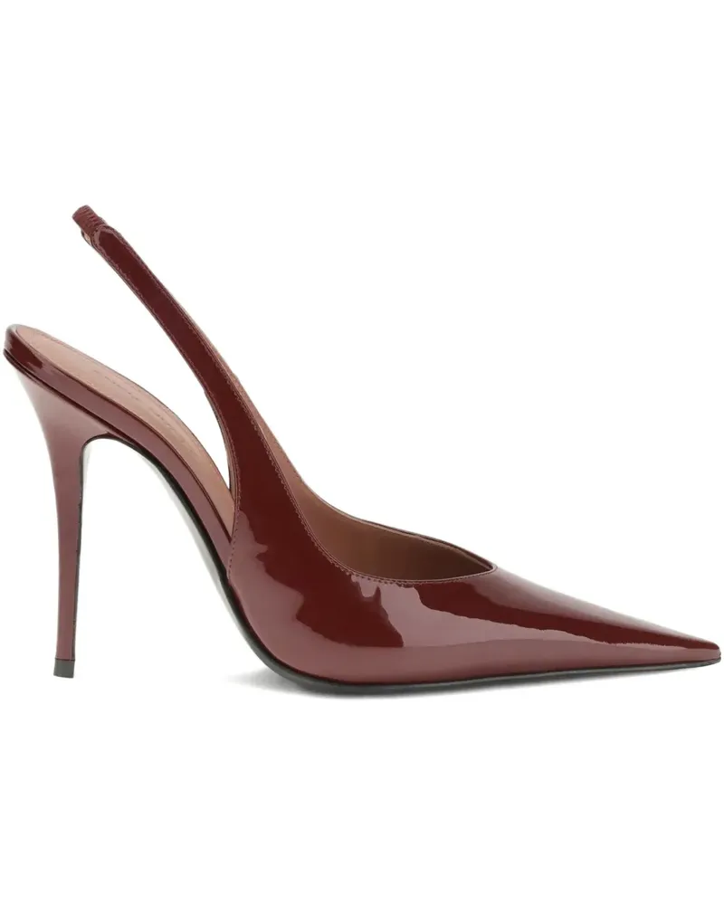 Amina Muaddi 105mm Anok Sling slingback pointed-toe pumps - Rot Rot