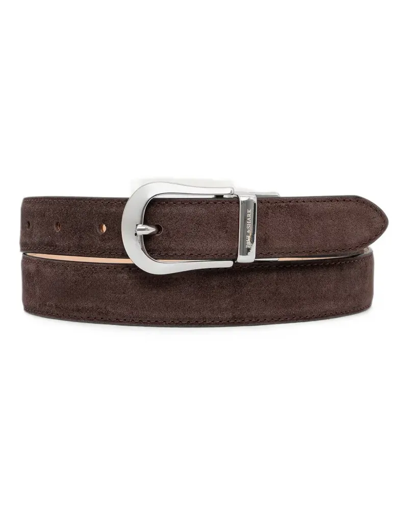 Paul & Shark Schnallengürtel mit Wildleder-Finish - Braun Braun