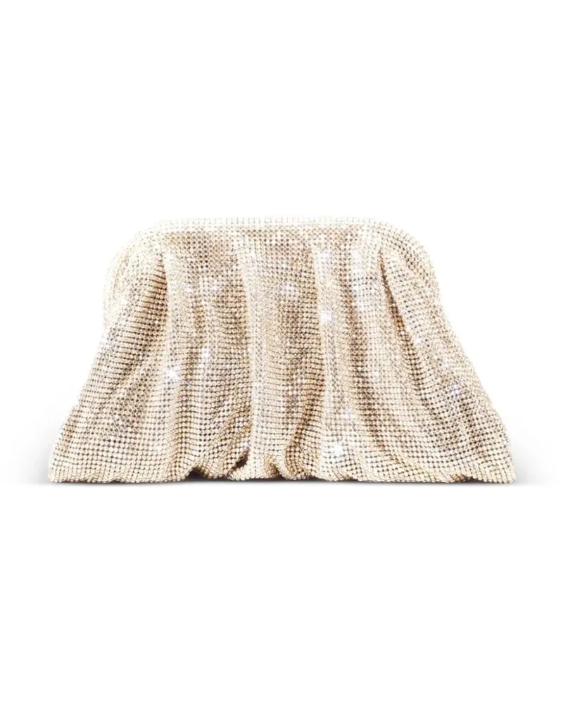 Benedetta Bruzziches Venus draped clutch bag - Gold Gold