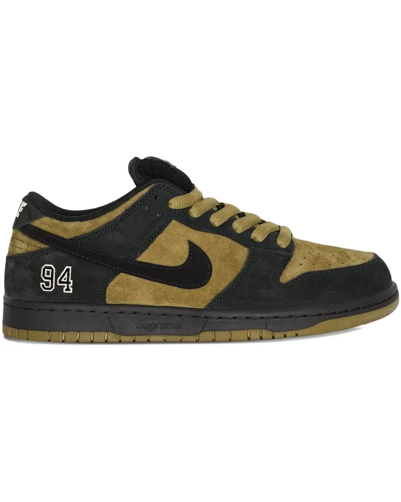 Nike SB Dunk "Supreme - Camper Green" Sneakers - Schwarz Schwarz