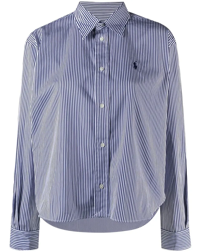 Ralph Lauren Gestreiftes Hemd - Weiß Weiß
