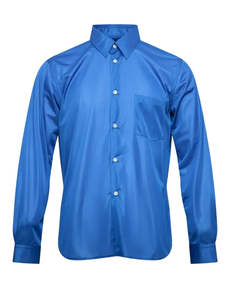 Comme des Garçons button-up chest-pocket shirt - Blau Blau