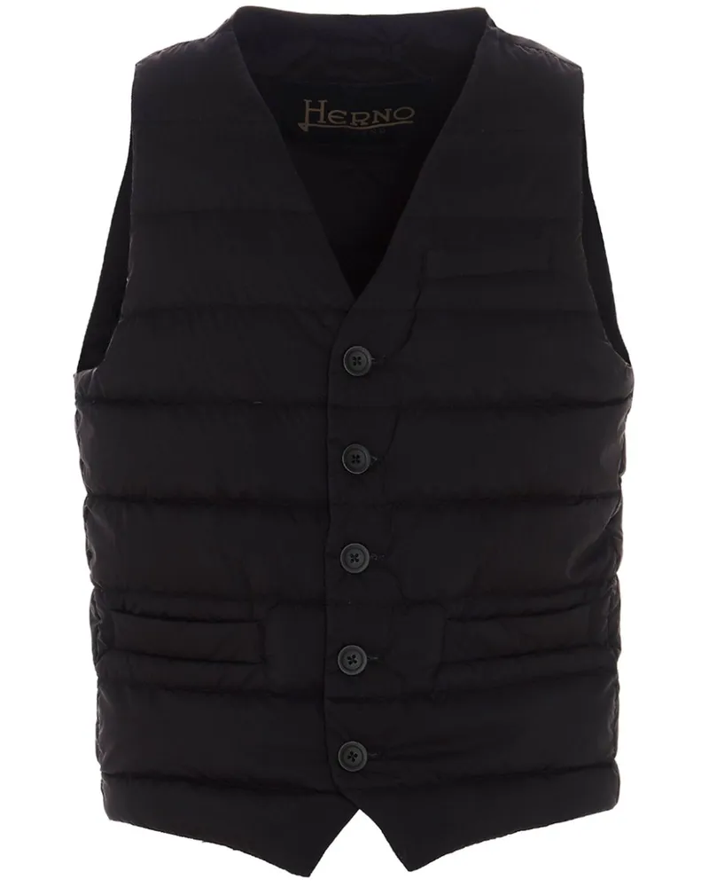 Herno Gesteppte Weste - Schwarz Schwarz