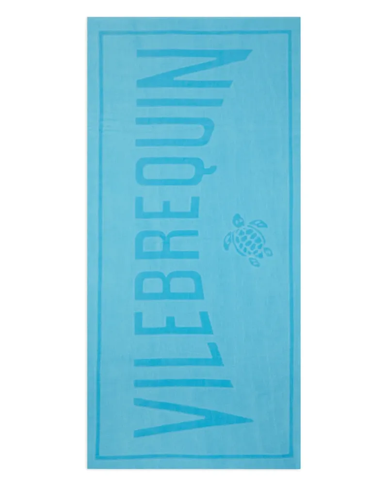 Vilebrequin Santah Badetuch aus Bio-Baumwolle - Blau Blau