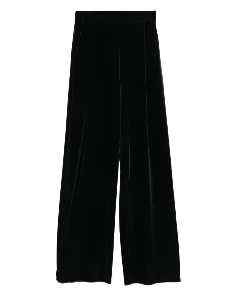 Amazuìn wide-leg high-waisted trousers - Schwarz Schwarz