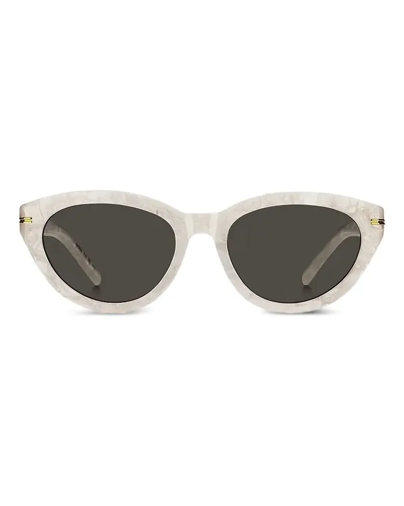 HUGO BOSS Cat-Eye-Sonnenbrille mit Marmor-Effekt - Nude Nude