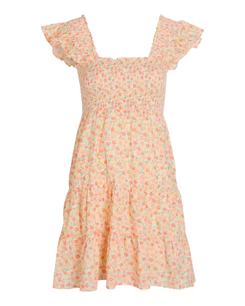 RIXO Minikleid mit gerafftem Oberteil - Nude Nude