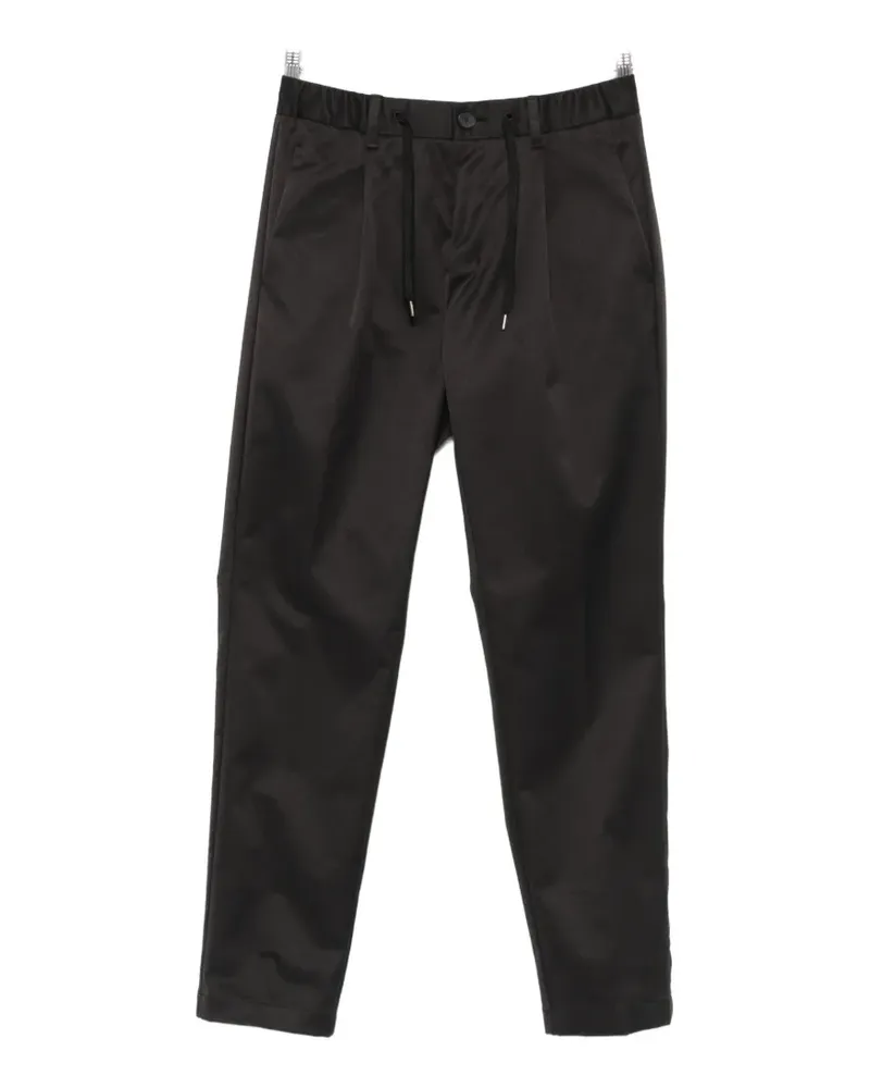 Herno drawstring-waistband tailored trousers - Schwarz Schwarz