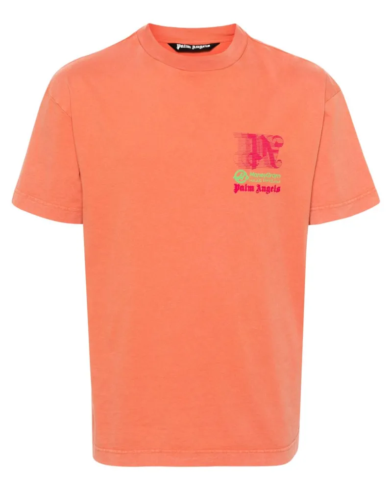 Palm Angels x MoneyGram Haas F1 T-Shirt - Orange Orange