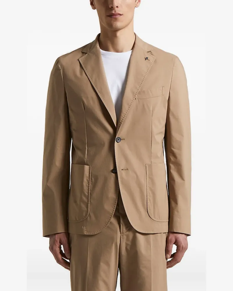 Peserico Jacke mit aufgesetzten Taschen - Braun Braun