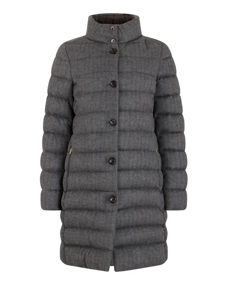 MOORER Gesteppter Aphelia-Ls9 Mantel - Grau Grau