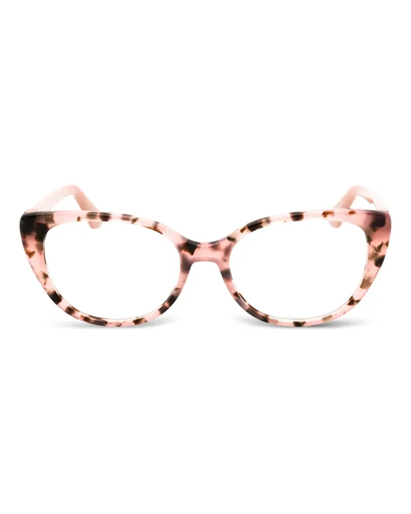 Guess Cat-Eye-Brille in Schildpattoptik - Rosa Rosa