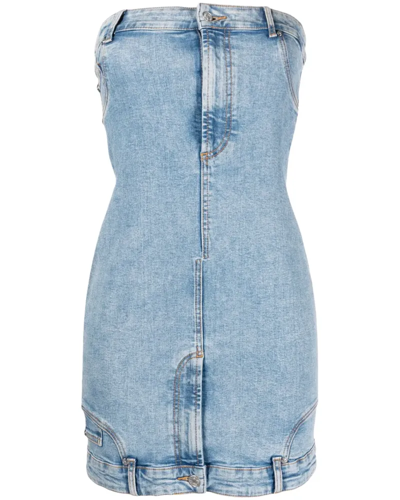 Moschino Minikleid mit Bandeau - Blau Blau