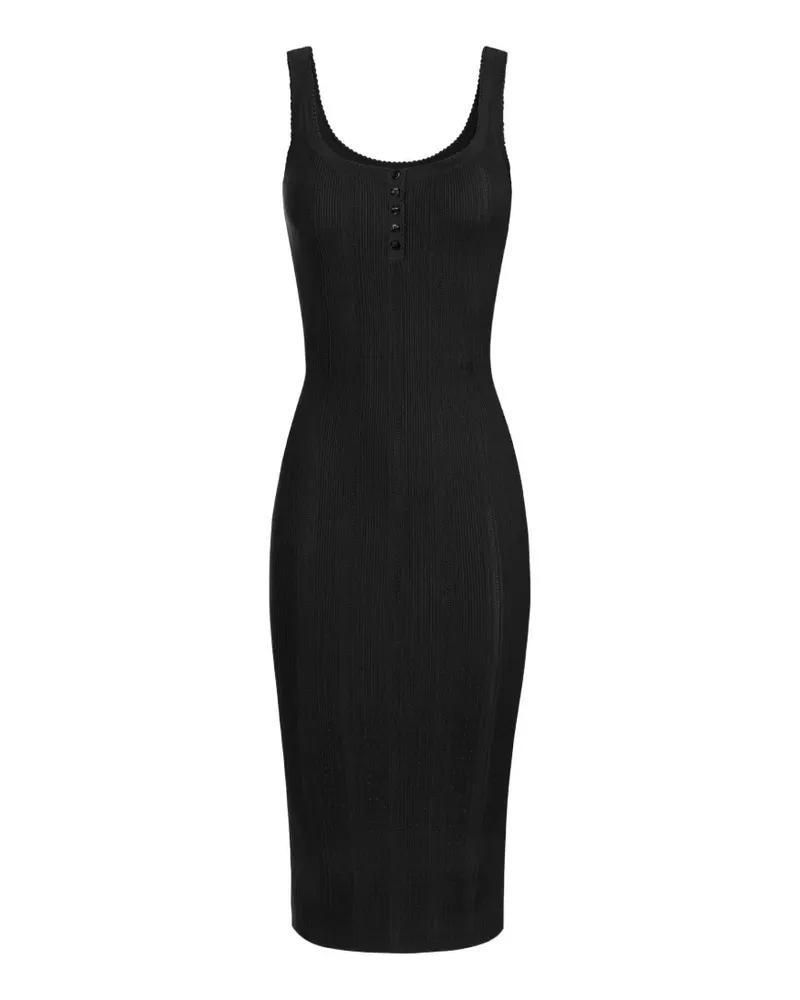 Elisabetta Franchi knit openwork dress - Schwarz Schwarz