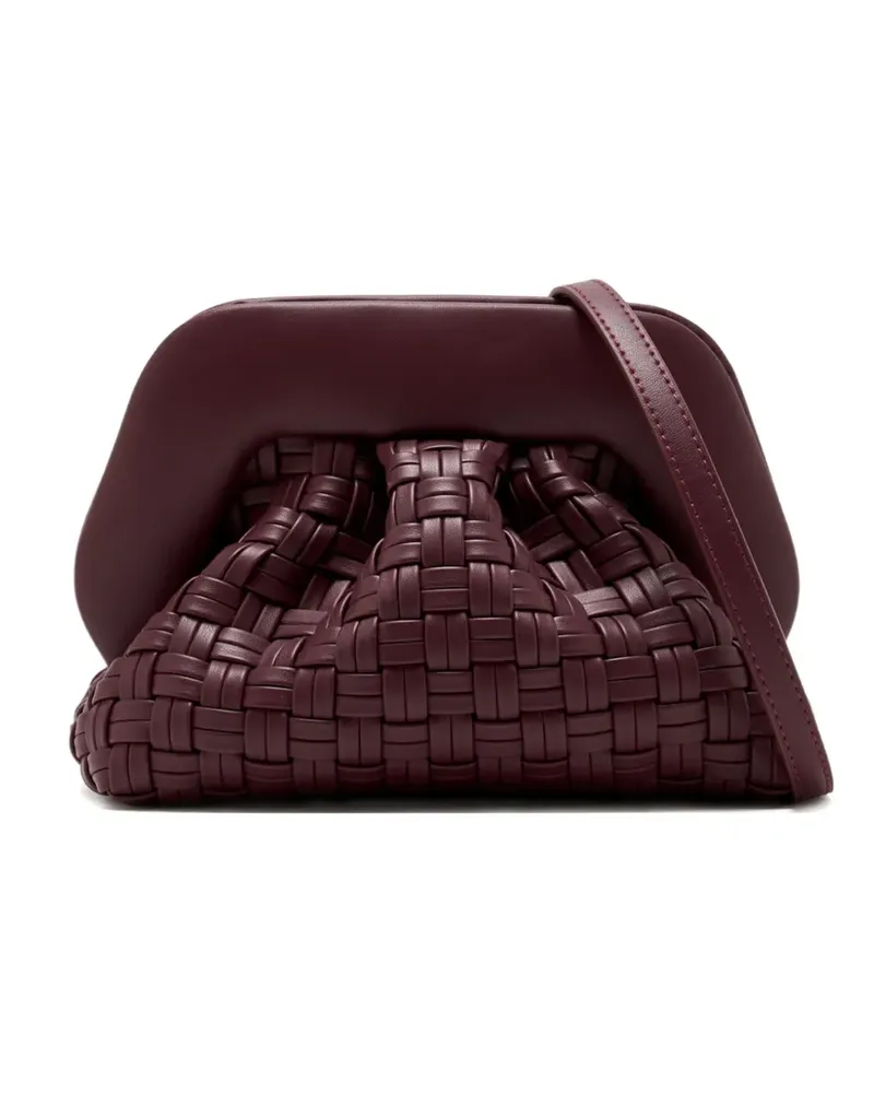 THEMOIRÈ Gea woven clutch - Rot Rot
