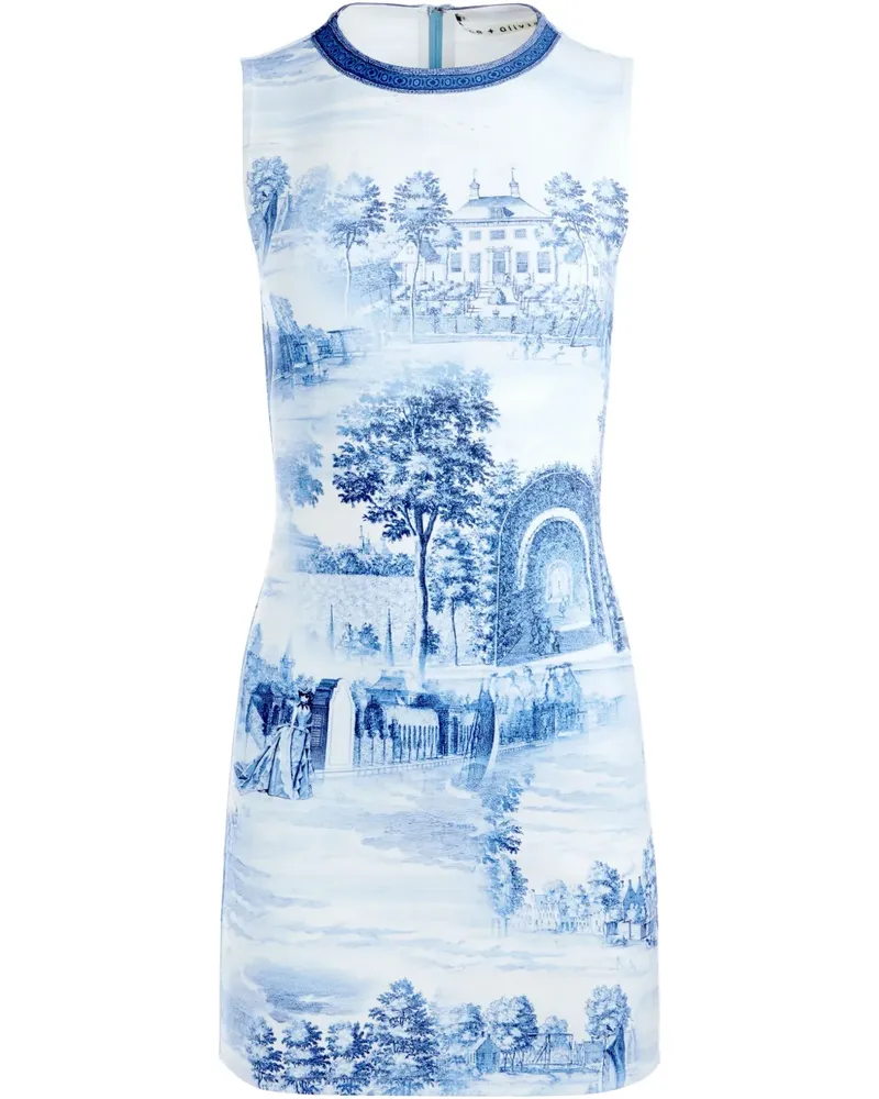 Alice + Olivia Wynell Minikleid - Blau Blau