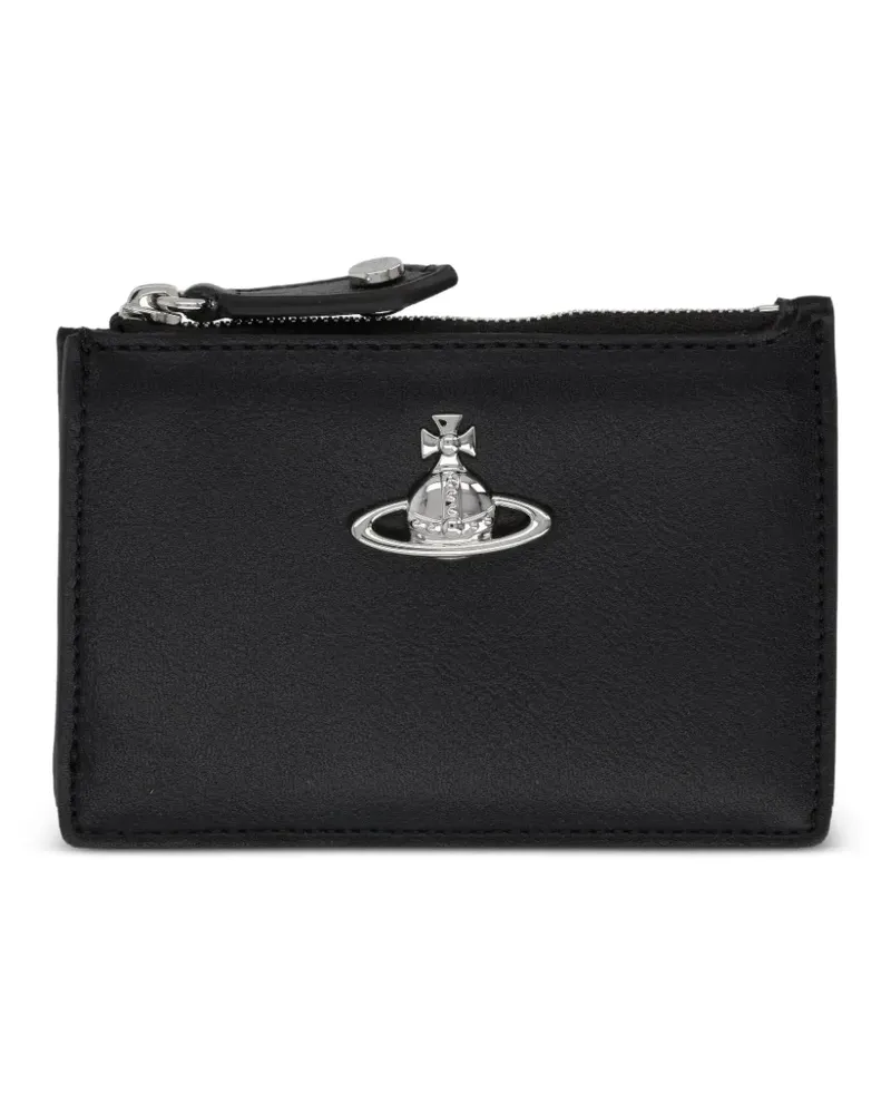 Vivienne Westwood Kartenetui mit Logo-Schild - Schwarz Schwarz