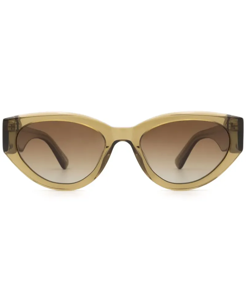 CHIMI Sonnenbrille mit Cat-Eye-Gestell - Grün Grün