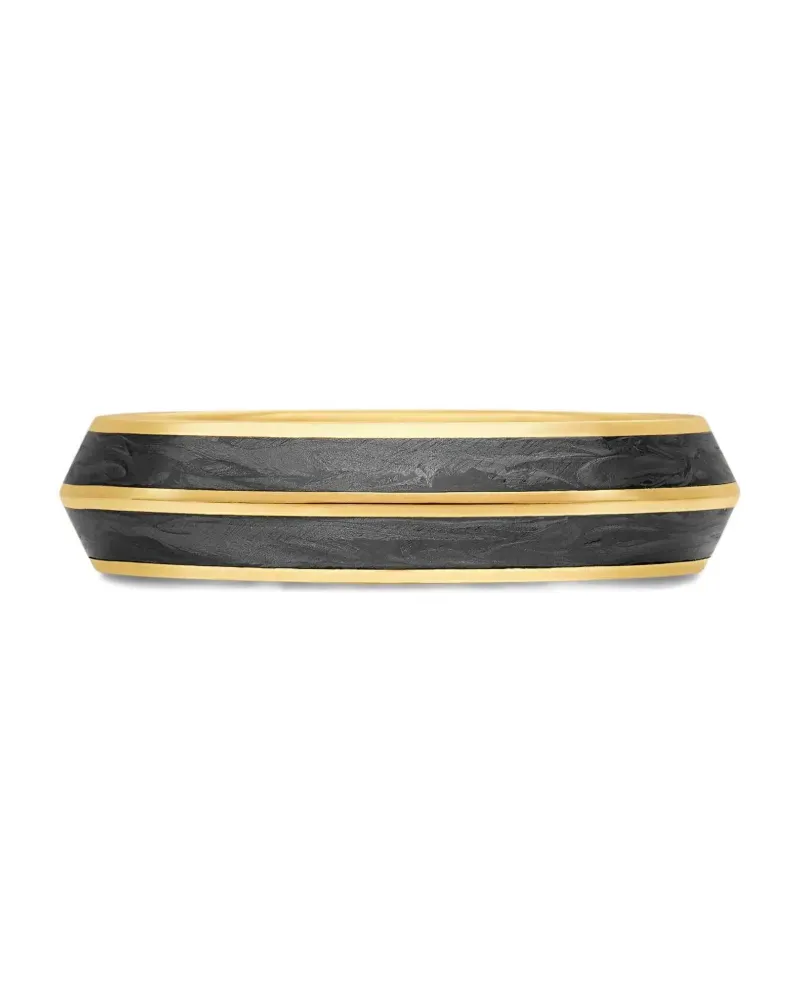 David Yurman 18kt Knife Edge Gelbgoldring Gold