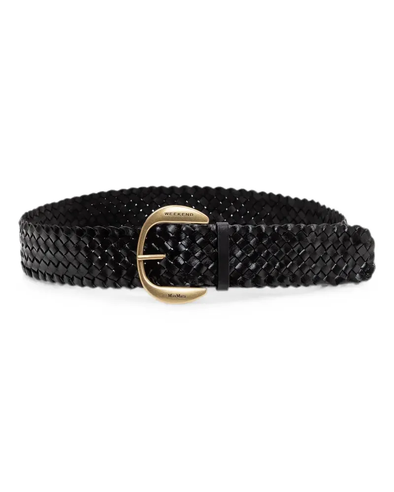 Max Mara woven leather belt - Schwarz Schwarz