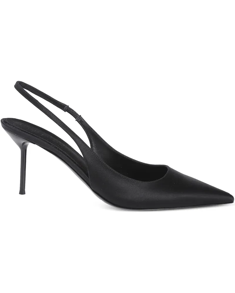 Paris Texas Slingback-Pumps mit Absatz 70mm - Schwarz Schwarz
