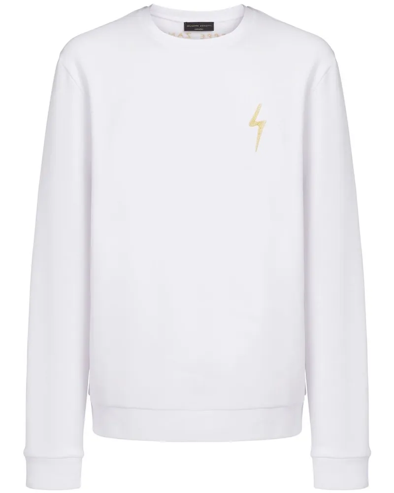 Giuseppe Zanotti Sweatshirt mit Logo - Weiß Weiß