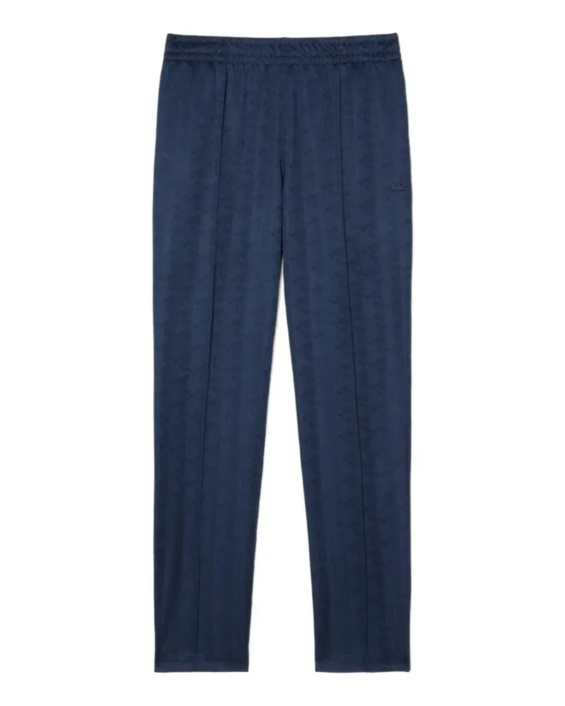 Lacoste monogram jacquard sweatpants - Blau Blau