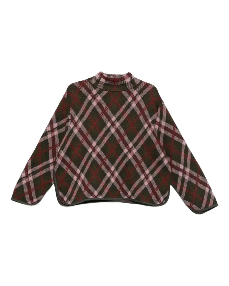 Eric Bompard Pullover mit Stehkragen - Grün Grün