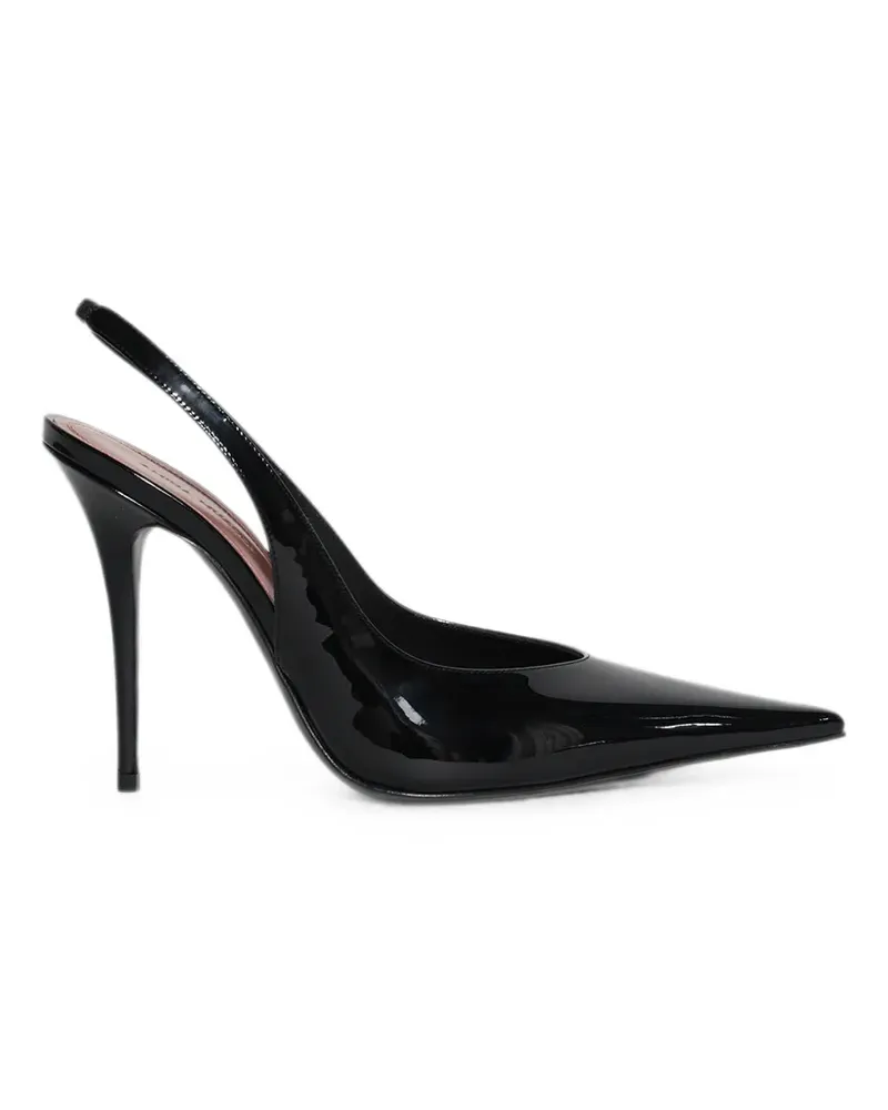 Amina Muaddi Anok slingback pumps - Schwarz Schwarz