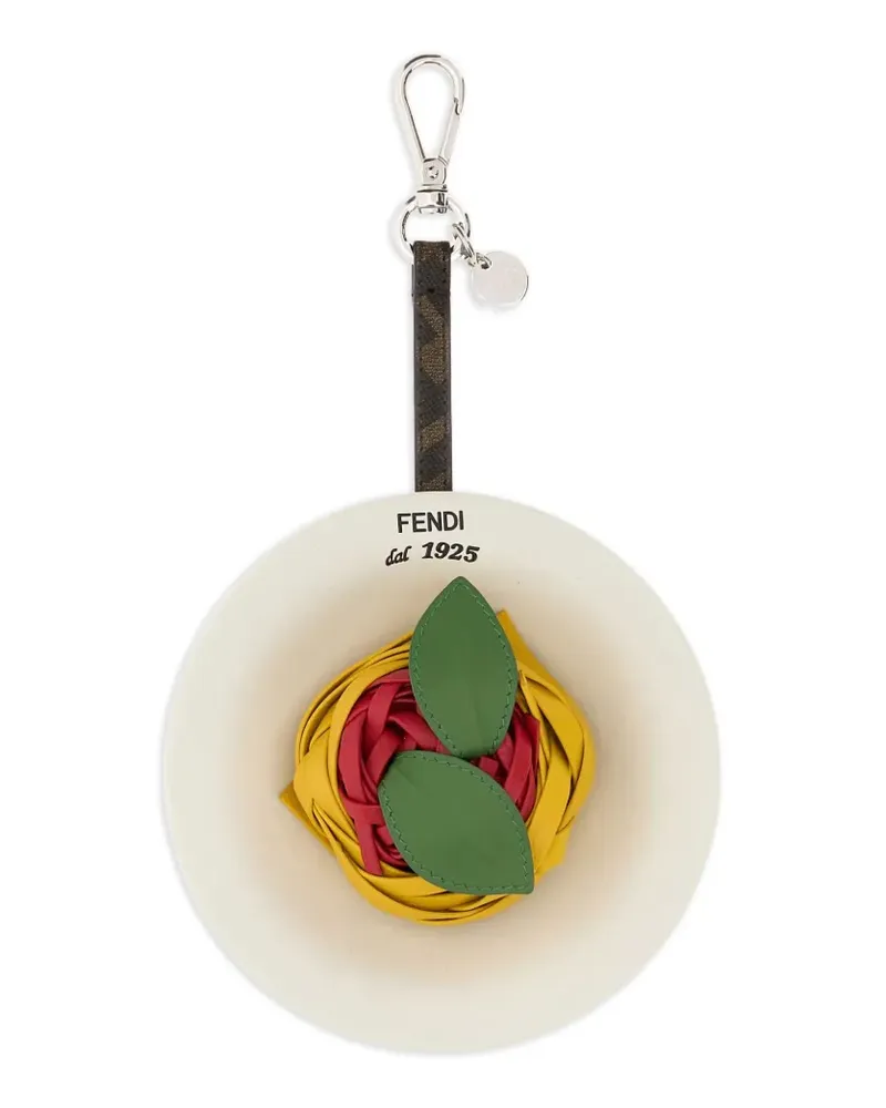 Fendi Anhänger im Nudeldesign - Weiß Weiß