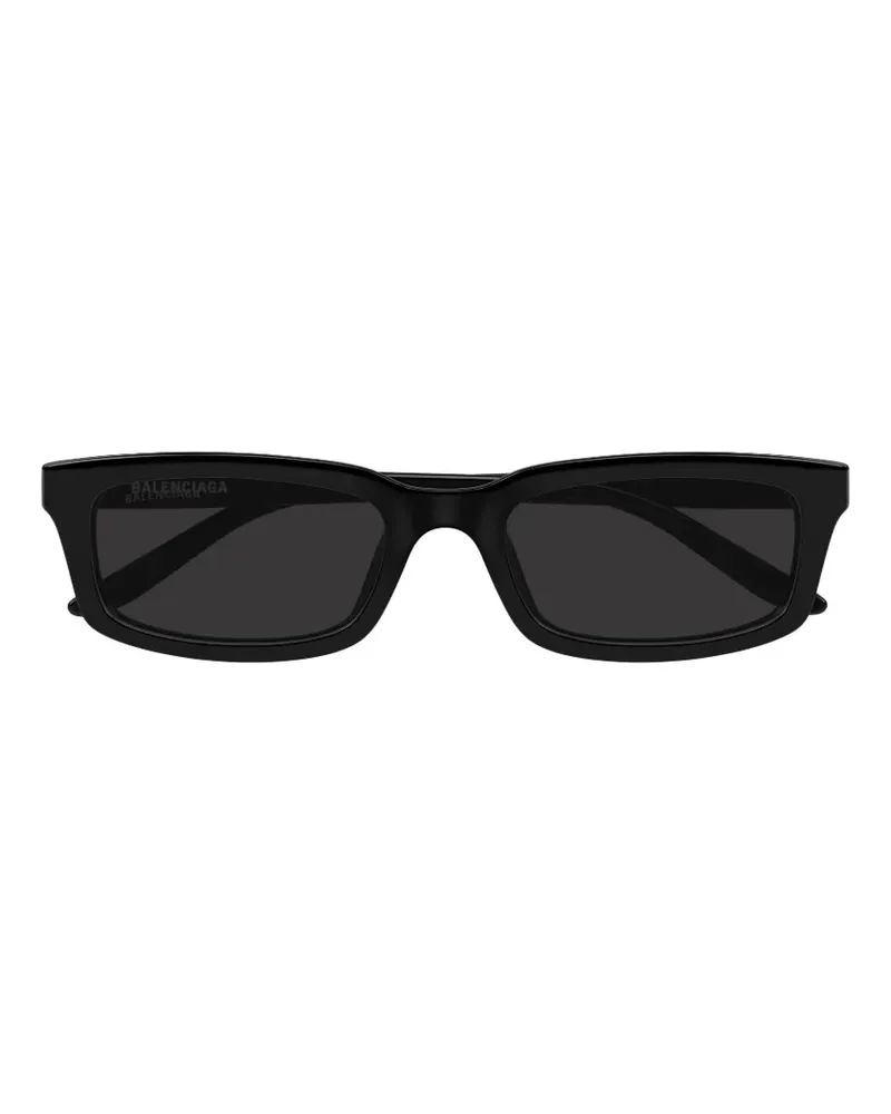 Balenciaga Daily rectangle-frame sunglasses - Schwarz Schwarz