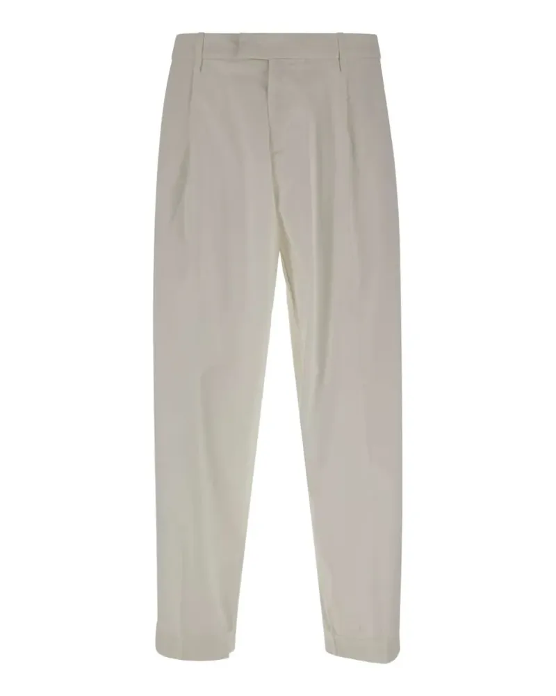Dondup Mel pleat turn-up cuff trousers - Nude Nude