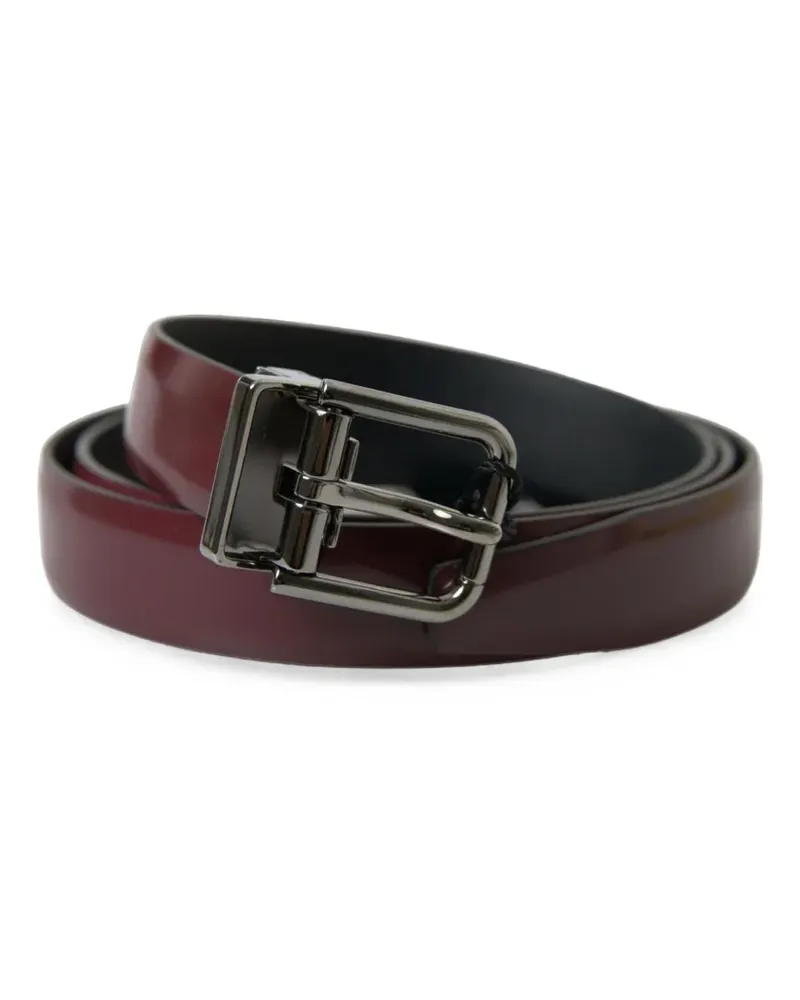 Dolce & Gabbana buckle-fastening leather belt - Rot Rot