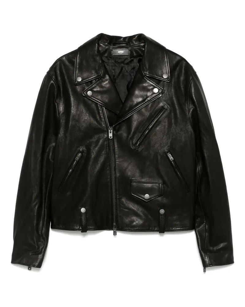 Amiri Hollywood Bikerjacke - Schwarz Schwarz