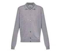 Cardigan mit Logo-Stickerei - Grau