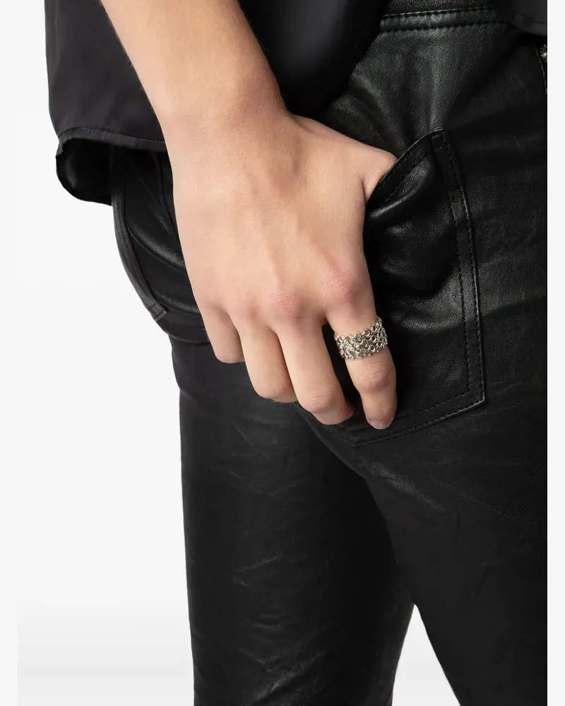 Zadig & Voltaire Rock Star ring - Silber Silber