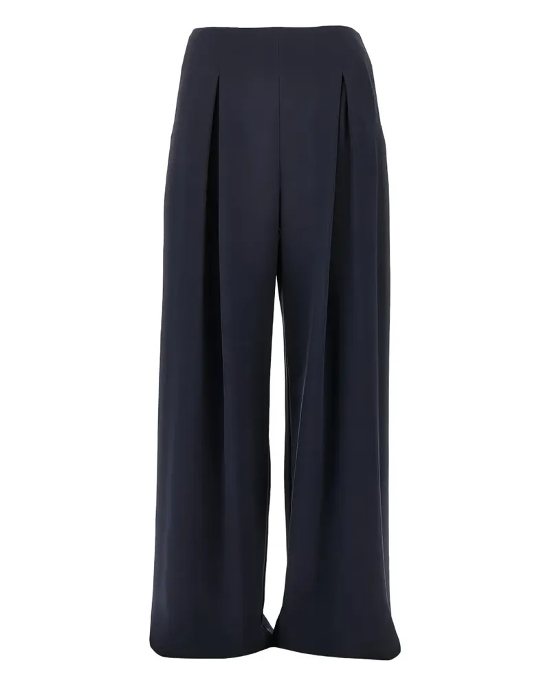 Max Mara Plissierte Palazzohose - Blau Blau