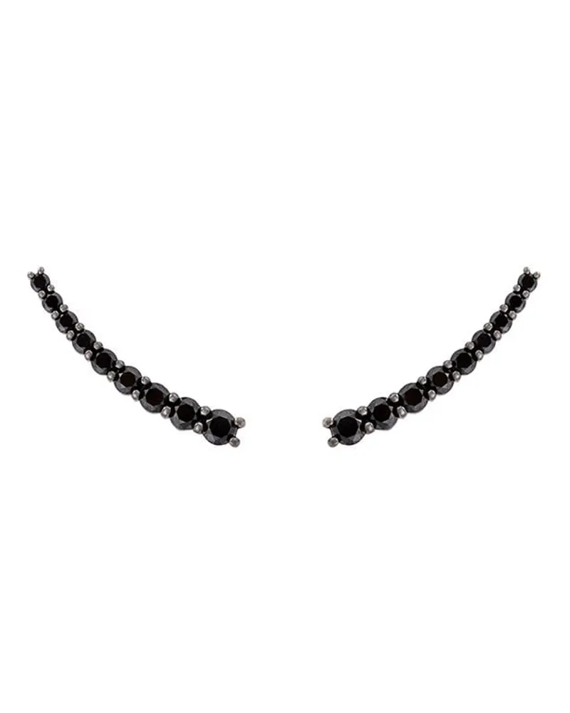 Alinka 18kt 'Dasha' Weißgoldohrringe mit Diamanten - Metallic Metallic