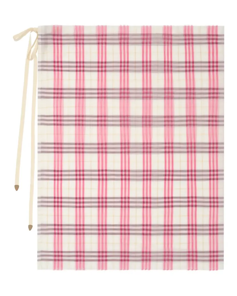Burberry check cotton sarong - Nude Nude
