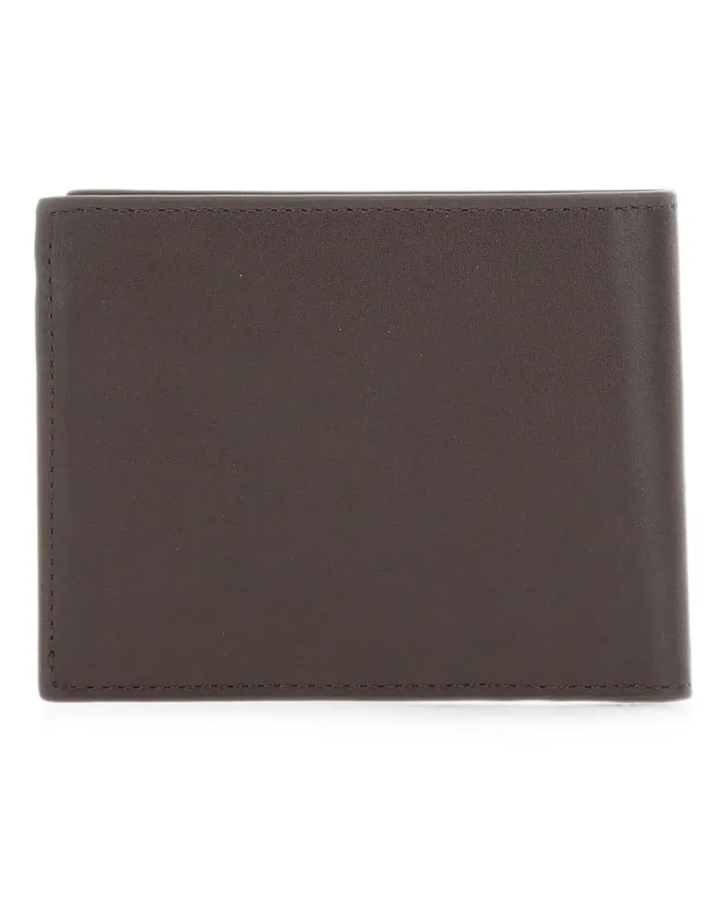 Gianni Chiarini logo-plaque leather wallet - Braun Braun