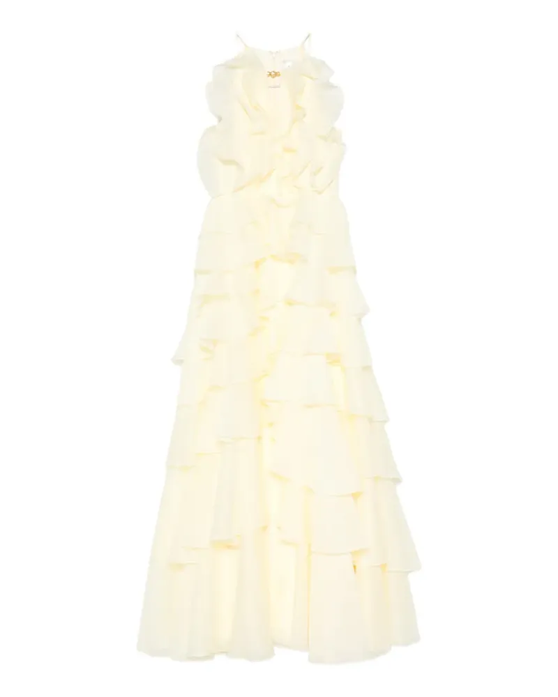 Aje. Cleo ruffled maxi dress - Gelb Gelb