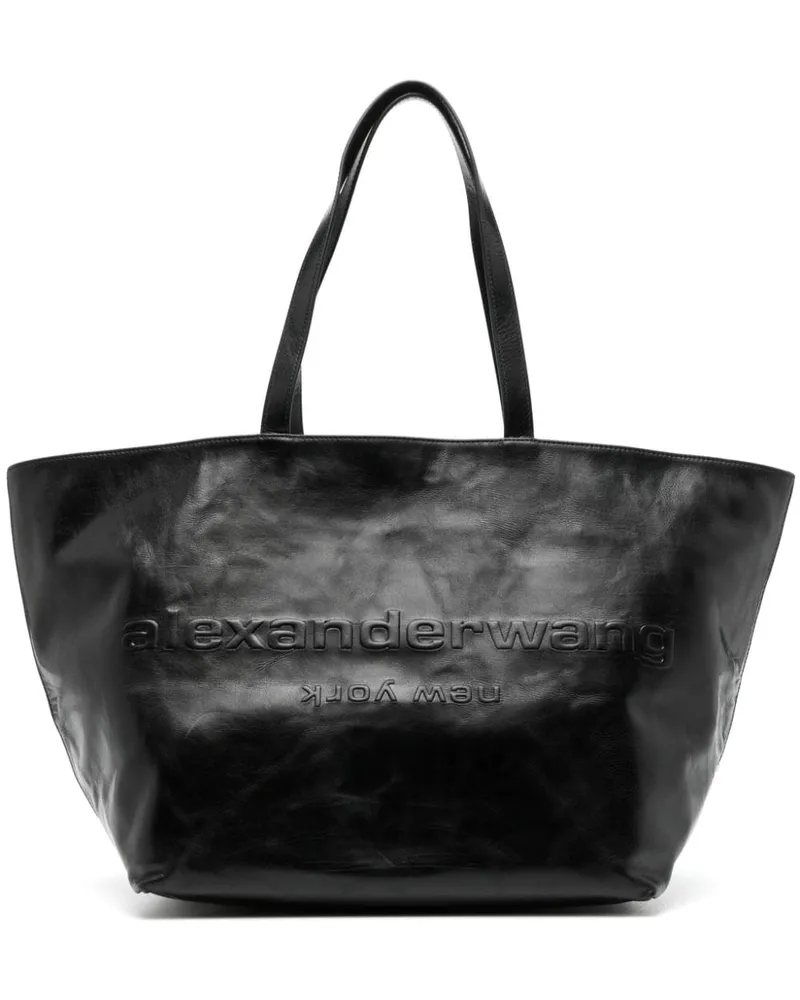 Alexander Wang Punch Shopper mit Logo-Prägung - Schwarz Schwarz