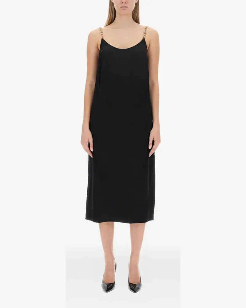 Michael Kors Kleid mit Logo-Trägern - Schwarz Schwarz