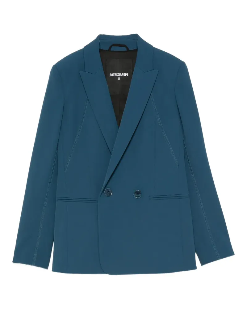 Patrizia Pepe double-breasted jacket - Blau Blau