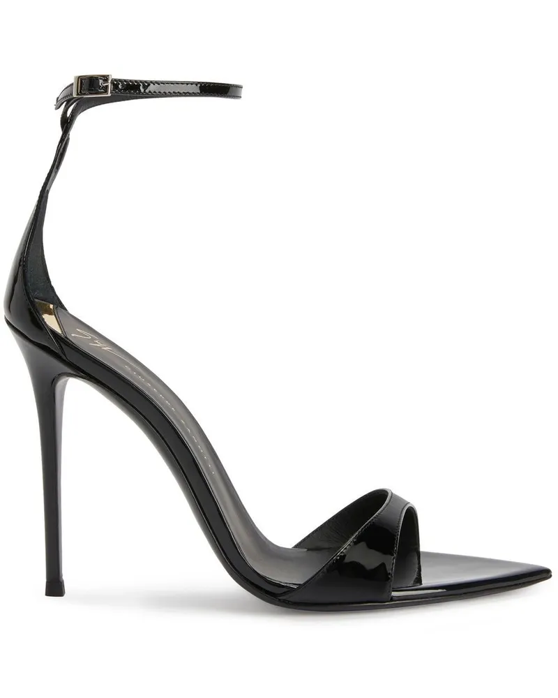 Giuseppe Zanotti Intrigo Sandalen 105mm - Schwarz Schwarz