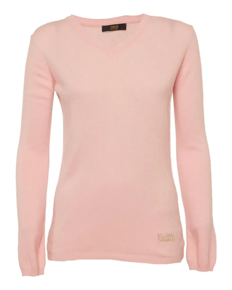 Roberto Cavalli V-neck sweater - Rosa Rosa