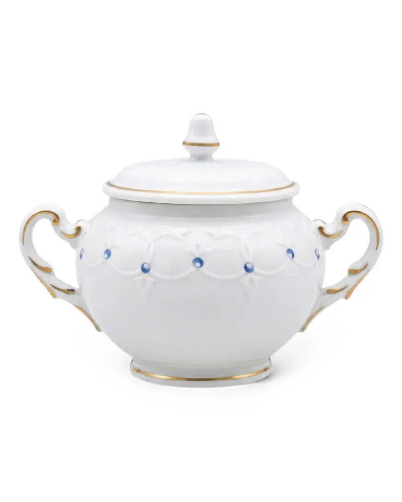 Ginori 1735 Museo Le Perle Zuckerdose - Weiß Weiß