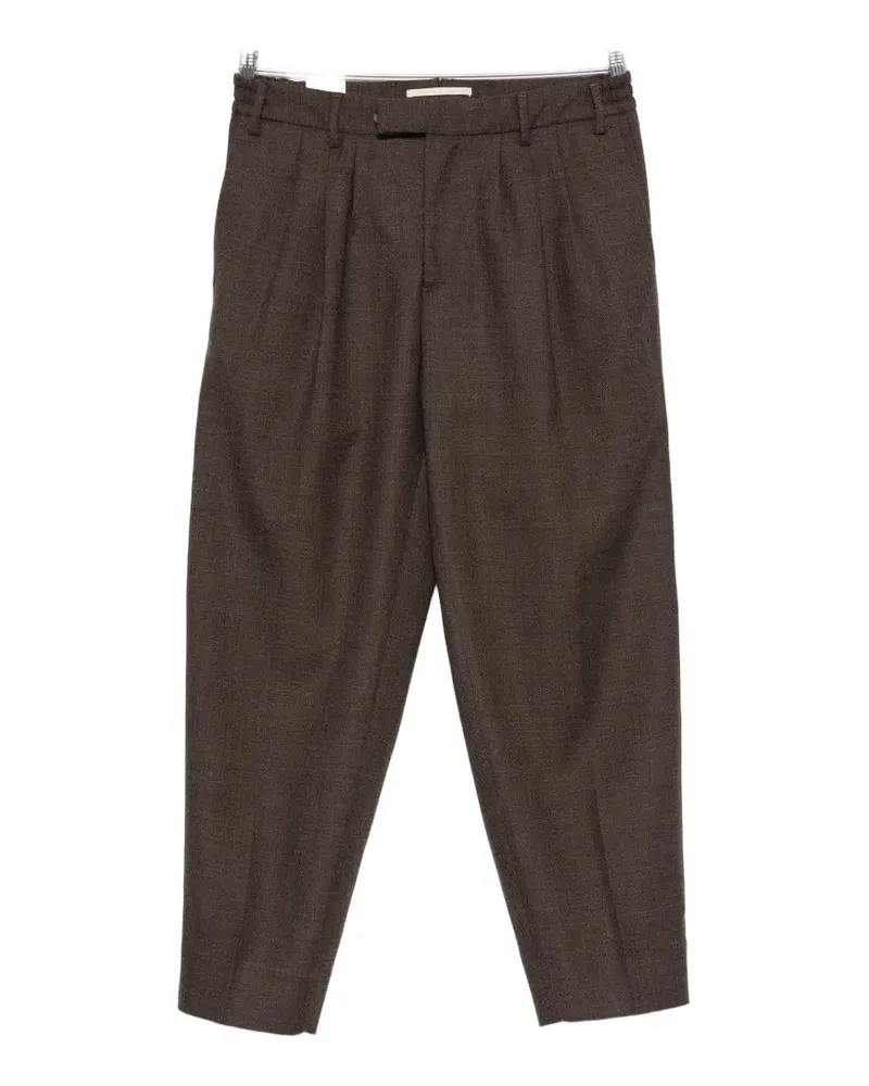 Briglia 1949 pleated straight-leg trousers - Braun Braun