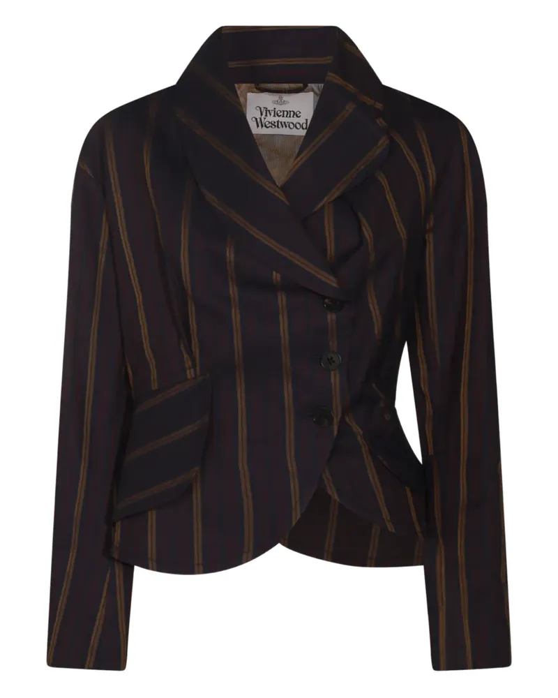 Vivienne Westwood Gestreifte Stormy Jacke - Rot Rot