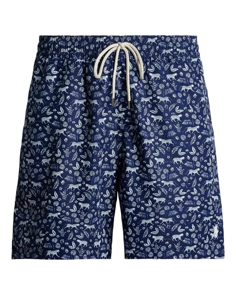 Ralph Lauren Badeshorts mit Print - Blau Blau